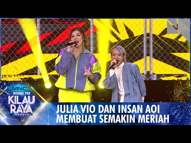 Seru Banget Julia Vio ft Insan Aoi Bawain [BODO AMAT] Dengan Energik | Road To Kilau Raya class=