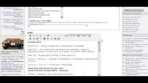 Online Docs Collaborative Document Editing on ALA Connect