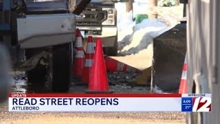 Read Street in Attleboro reopens after water main break