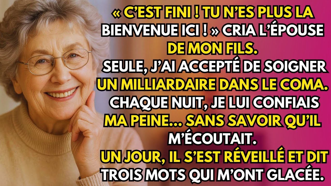 « Va-t’en ! Trouve une maison de retraite… ou disparais. » — dit-elle d’une voix glaciale.