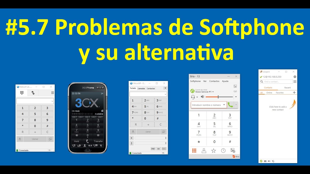 # 5.7 🔴 PROBLEMAS COMUNES DE LOS SOFTPHONE Y LA PRESENTACIÓN DE ...