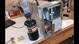 RV Camper furnace pull, clean, test for reinstall,  parts to use listed below.