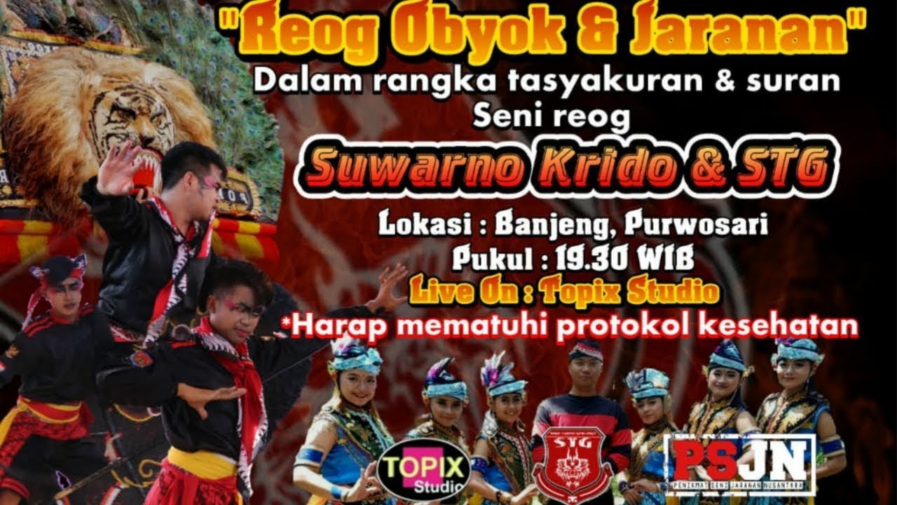 Download Live! Reog Obyok & Jaranan ll SUWARNO KRIDO & #STG ll Banjeng Purwosari Magetan