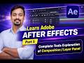 Learn Adobe After Effects Part 5 | Complete Tools Explanation of Composition / Layer Panel