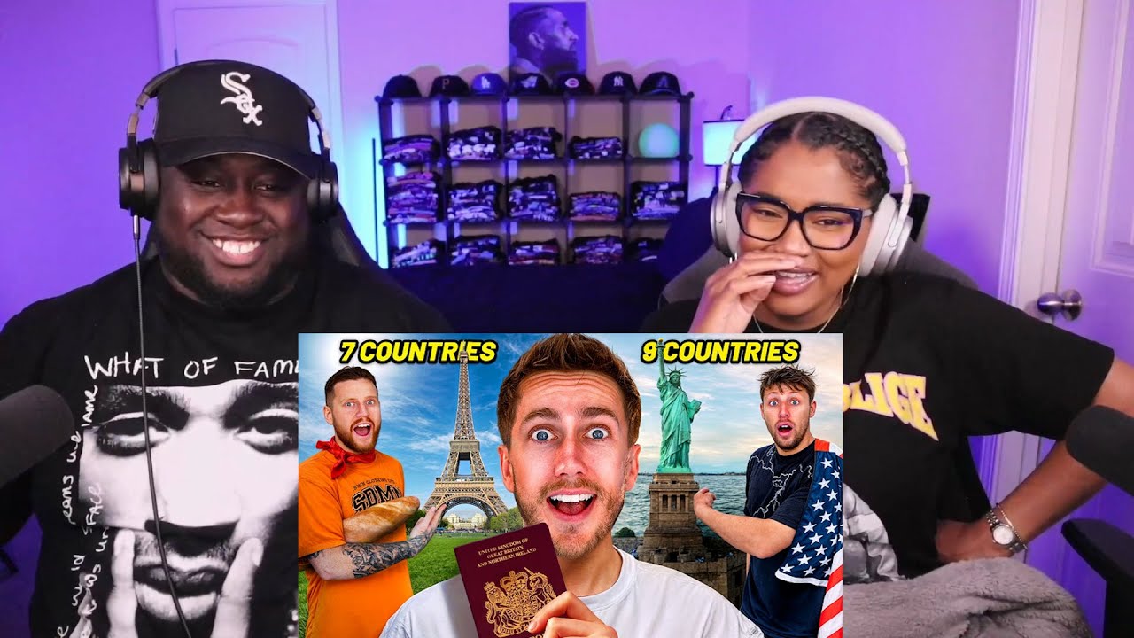 Kidd and Cee Reacts To SIDEMEN HOW MANY COUNTRIES CAN YOU VISIT IN 24 HOURS