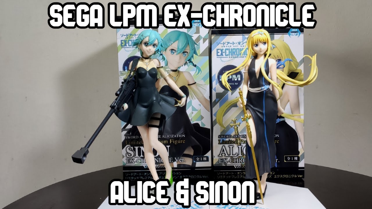 SEGA LPM SAO Ex-Chronicle Sinon & Alice (Double Review!) - YouTube