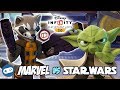 Marvel VS Star Wars Disney Infinity Toy Box Fun Gameplay with Rocket Raccoon and Yoda