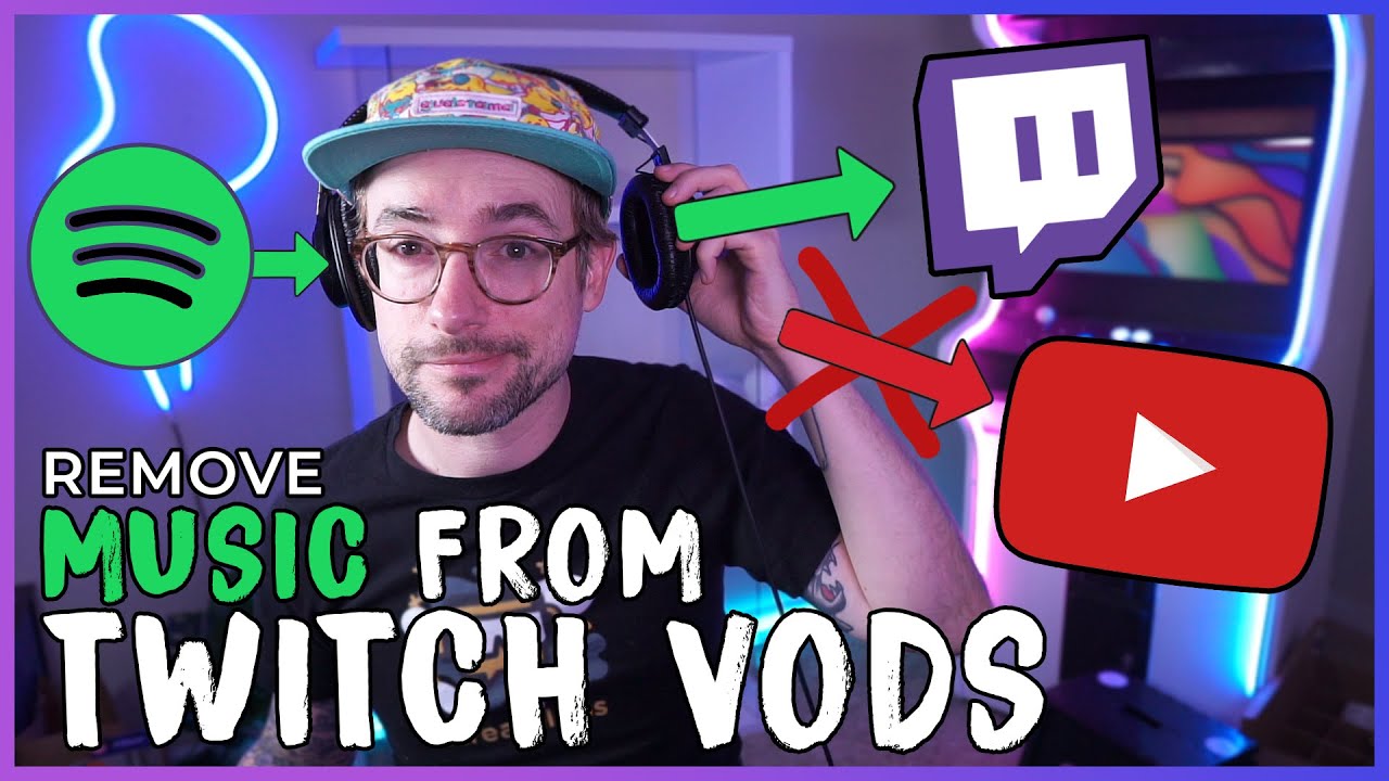 Remove Music from Twitch VODs with OBS Fully automatic! #protips