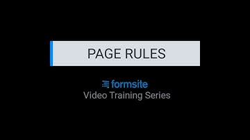 Page Rules for skipping and repeating pages in online forms