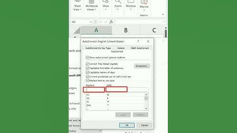 Auto Correct Feature In Excel #shorts | Excel Hidden Features | Excel Tips #excel #excelshorts