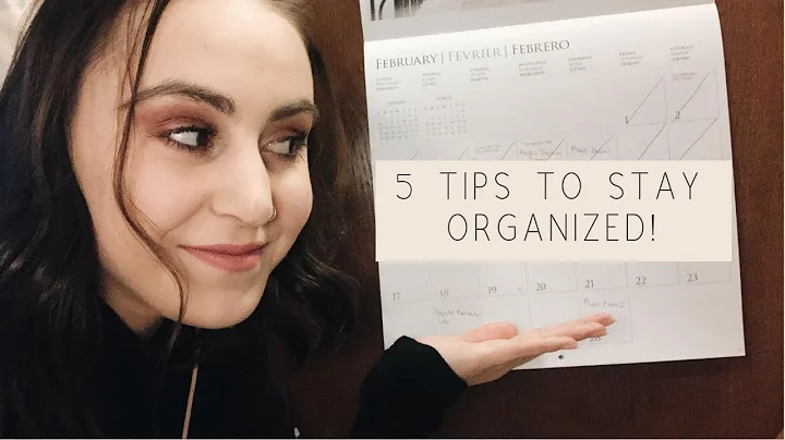5 Tips To Stay Organized | Julia Swanson