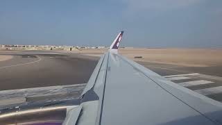 Air Cairo SU-BUM take off Hurghada to Vienna