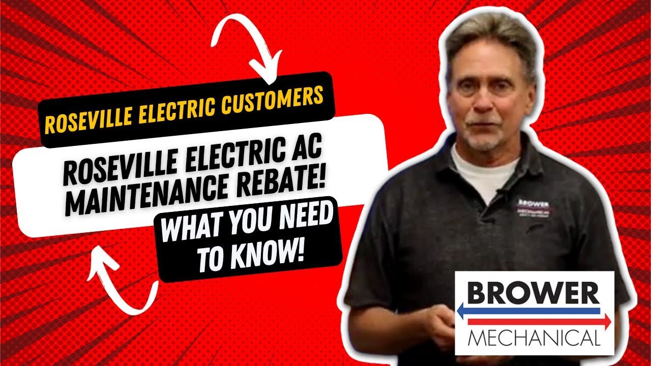  50 Rebate From Roseville Electric To Have Your AC Tune Up YouTube