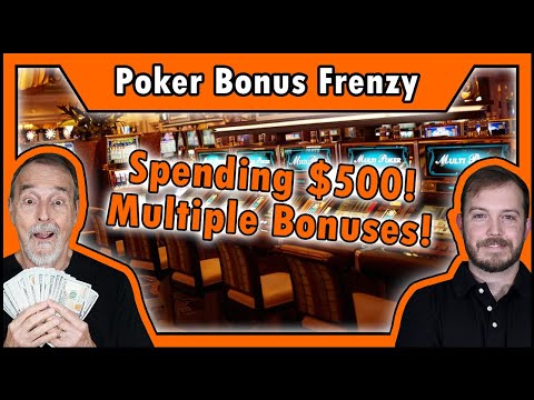 Spending $500 at the Casino = MULTIPLE Video Poker Bonuses! • The Jackpot Gents