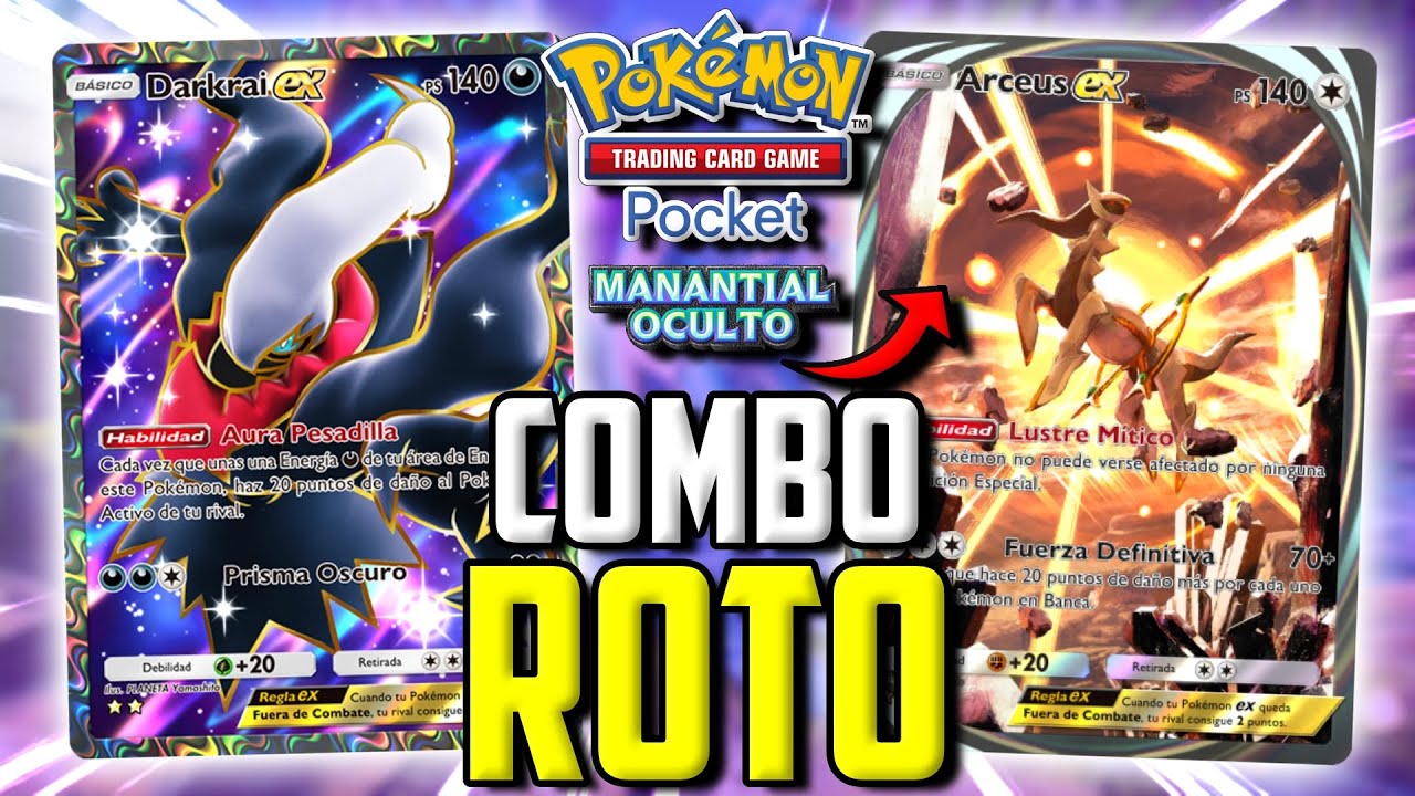 ¡EL DIOS Y LA PESADILLA! EL MEJOR MAZO de ARCEUS EX y DARKRAI EX en ...