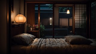 Listen to the sound of rain in the bedroom on a rainy day, so you can sleep and study peacefully