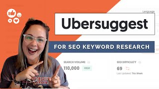 Ubersuggest Tutorial for SEO Keyword Research | BeginnerFriendly Search Engine Optimization