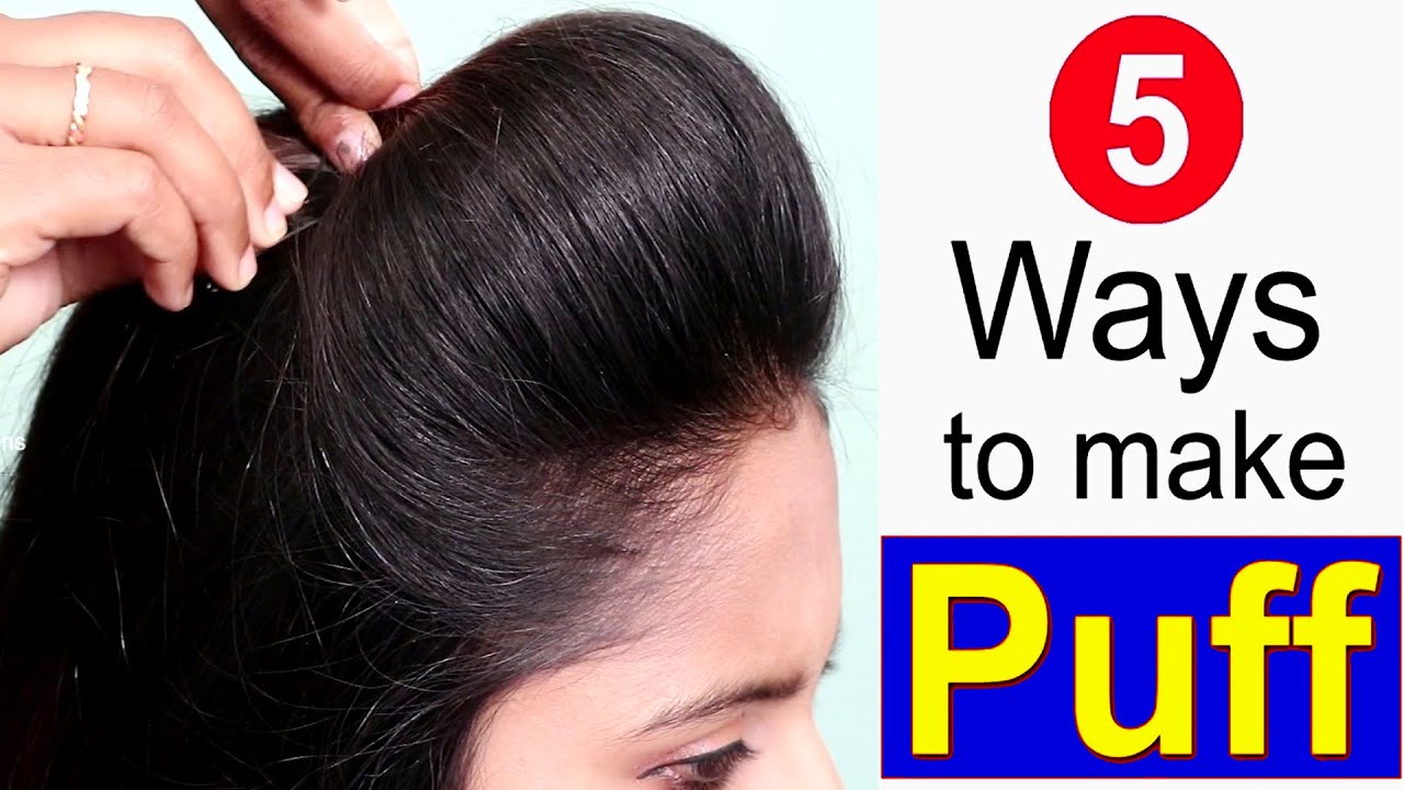 How To Do Puff Hairstyles: Stepwise DIY Tutorial With Pictures