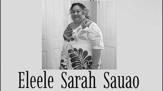 Eleele Sarah Sauao Burial