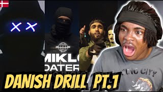 FIRST TIME REACTING TO DANISH DRILL (TjMani, MILKO, BARBER) PT. 1 || DENMARK NOT A HAPPY COUNTRY ?