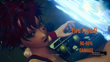 |90-95% DAMAGE FIRE TYPE D CAC BUILD| JUMP FORCE