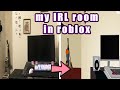 BUILDING MY IRL ROOM IN ROBLOX | 100 Subscriber SPECIAL + Announcement