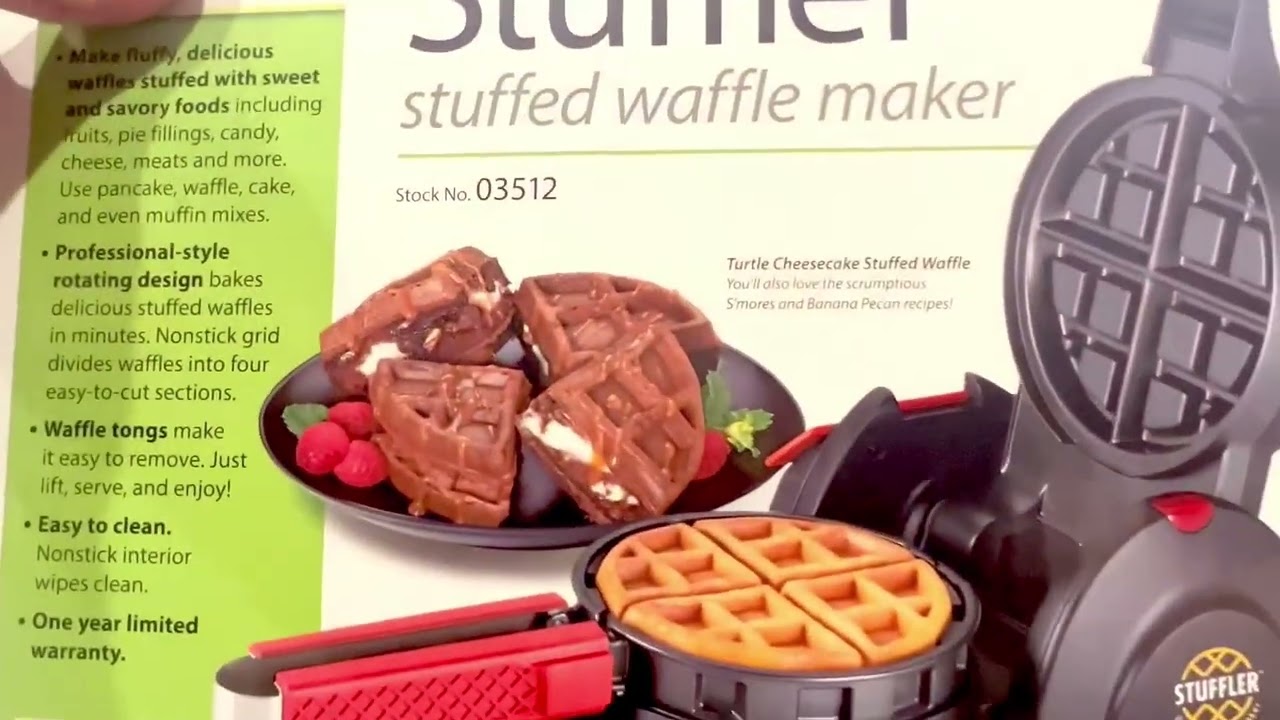 Watch How To Use The Presto Stuffler Stuffed Waffle Maker on Amazon Live