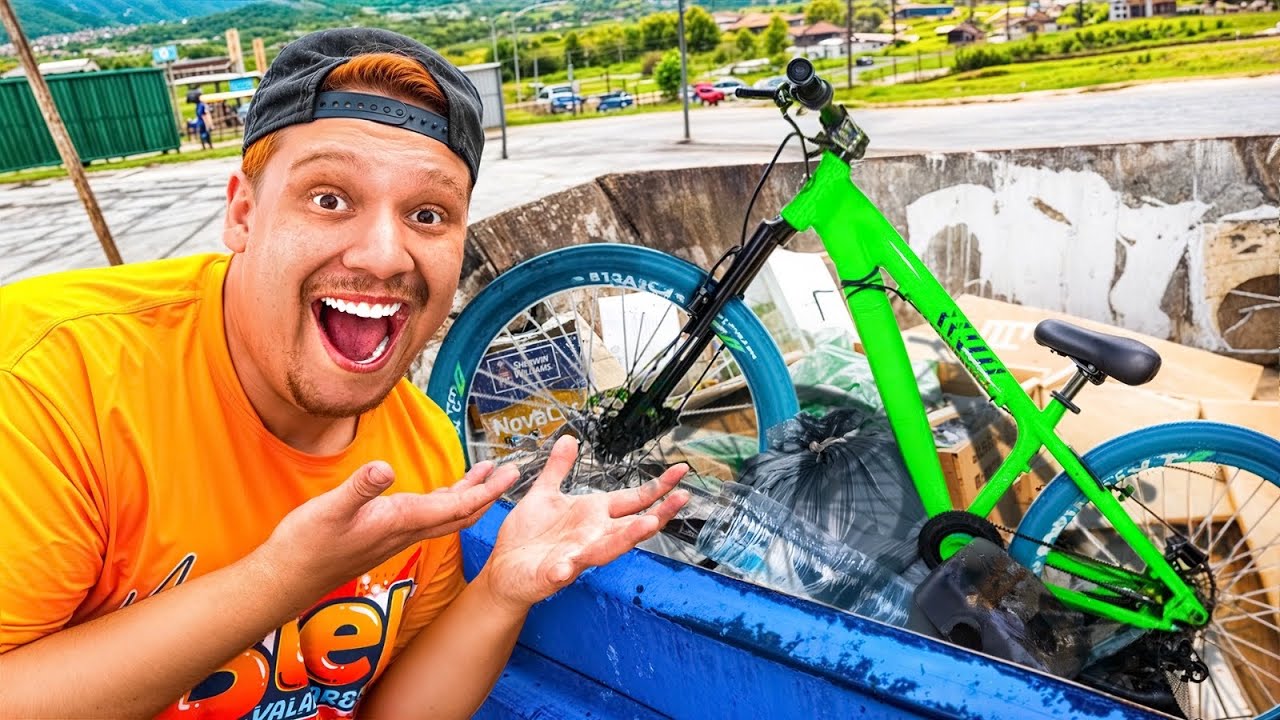 NÃO ACREDITO! EU ACHEI UMA BIKE DE GRAU NO LIXO!