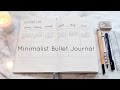 My Minimalist Bullet Journal Set Up