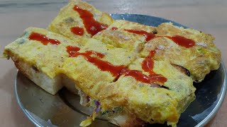 Hard working & needy man /Butter Toast @ 16 rs & Egg Toast @ 18 rs & Boil Egg @ 10 rs |Healthy Food