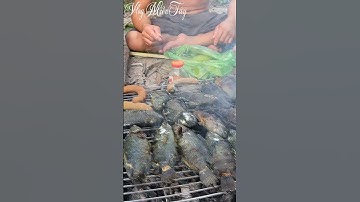 Cá Rô Đồng Nướng Mọi