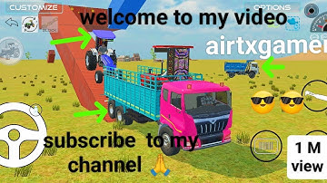 Drive JCB and unloading stone from dumper in game 🔥#gameplay #tractorstunt #trackgame #gaming 