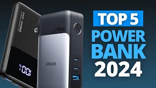 TOP 5 MEJORES POWER BANK 2024  MEJORES BATERÍAS PORTATILES 2024