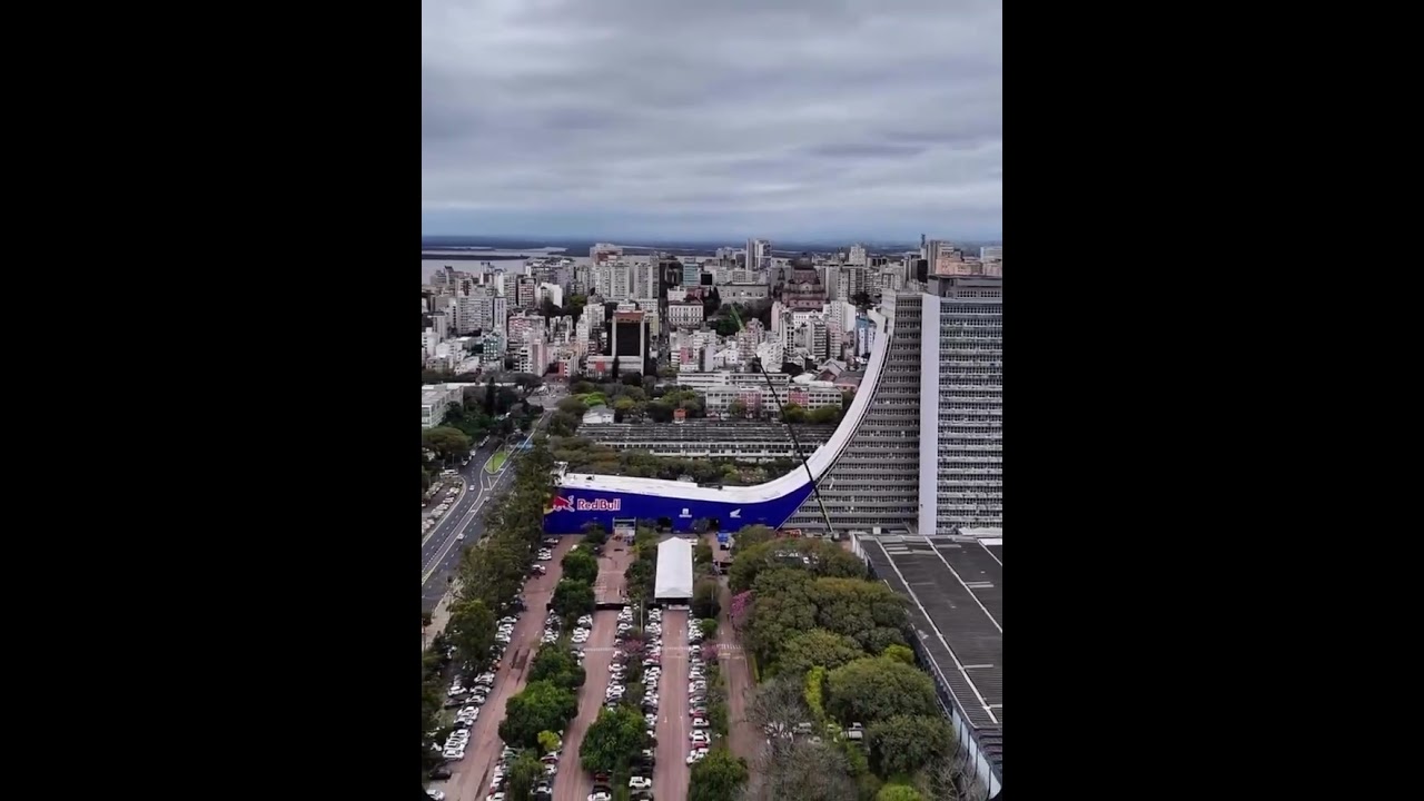 Mega rampa de redbull en Porto Alegre Brasil