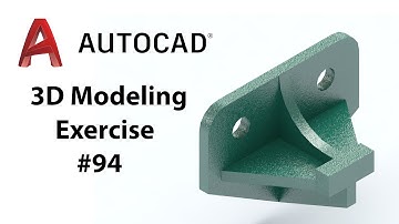 AutoCAD 3D Modeling - Exercise #94 - Basic to Advance in Hindi