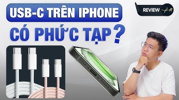 Chọn cáp USB-C cho iPhone, cần lưu ý gì? | Thế Giới Phụ Kiện