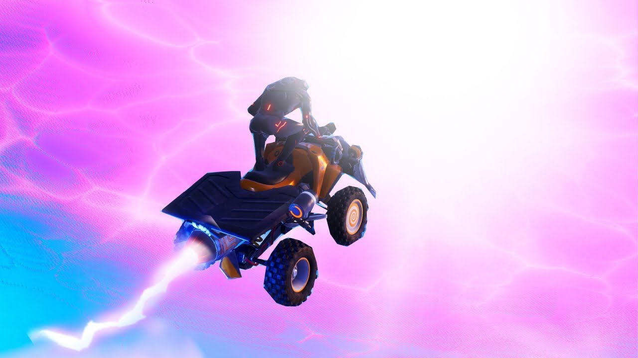 FLYING to the CUBE PORTAL in Fortnite! (The Portal Opened!)