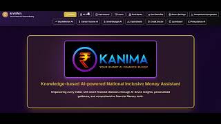 KANIMA - Knowledge-based AI-powered National Inclusive Money Assistant