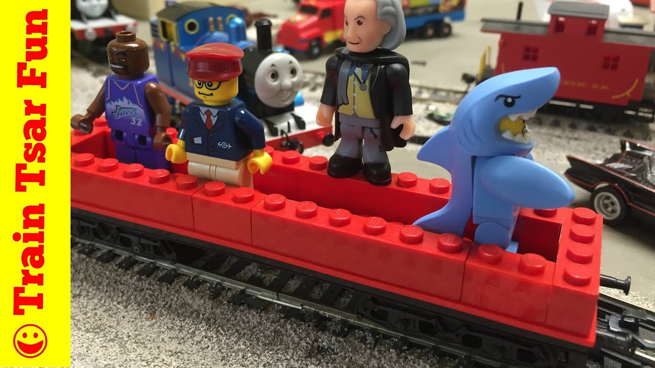 MÃ¤rklin LEGO Compatible HO Scale Train Flat Car Block 