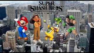Super smash bros ultimate 5 stock battle Mario Vs Priya Vs Iggy Vs Little Mac