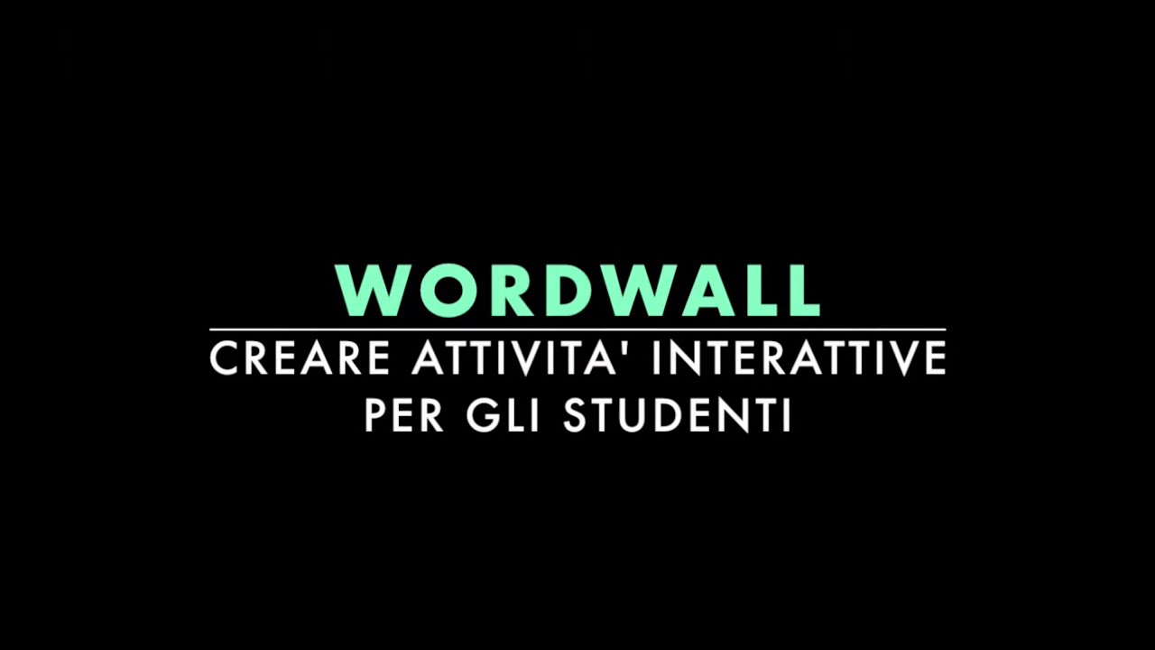 Wordwall: creare attività interattive per gli studenti ...
