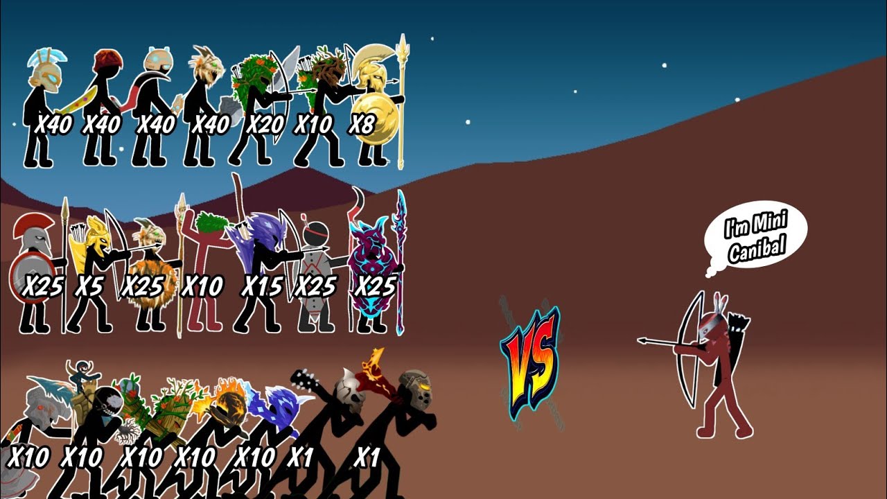 Более 200 чёрных человечков против одного безумного лучника-токсофилита 🔥 Кто сможет это остановить?