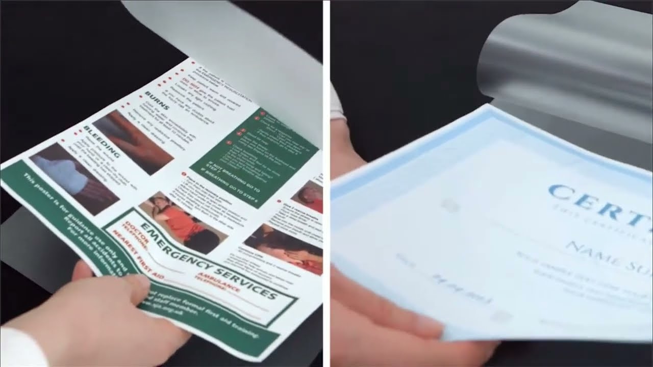 GBC Heatseal H75 A3 Laminasyon Makinesi + A3 Laminasyon Filmi 1 Paket 99 Adet  (2)