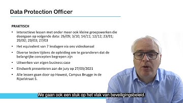 Howest Toegepaste Informatica, PG DPO