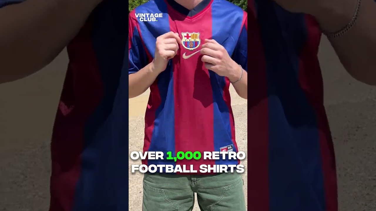 Support your team! Show your colours with a retro football shirt! 