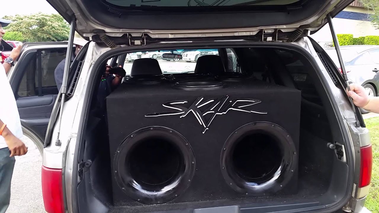 Crazy FLEX With 7 SKAR DDX 12's And 2 HUGE AeroPorts 2 SKAR 4500's No SKARBAGE Flexing Here Bro