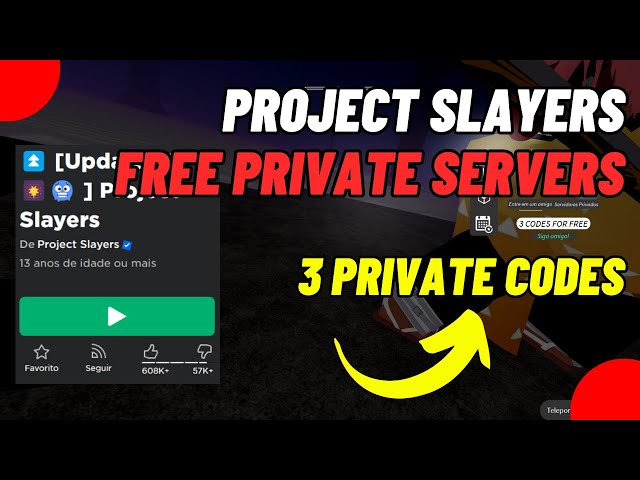 Project Slayers Private Server Codes - December 2023 