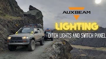 Easy DIY ditch lights with the AUXBEAM switch panel!