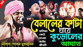 বেলালের কাটা ঘায়ে কুড়োলের আঘাত | কষ্টের ওয়াজ | Biography Of Hazrat Belal | Golam Mursalim