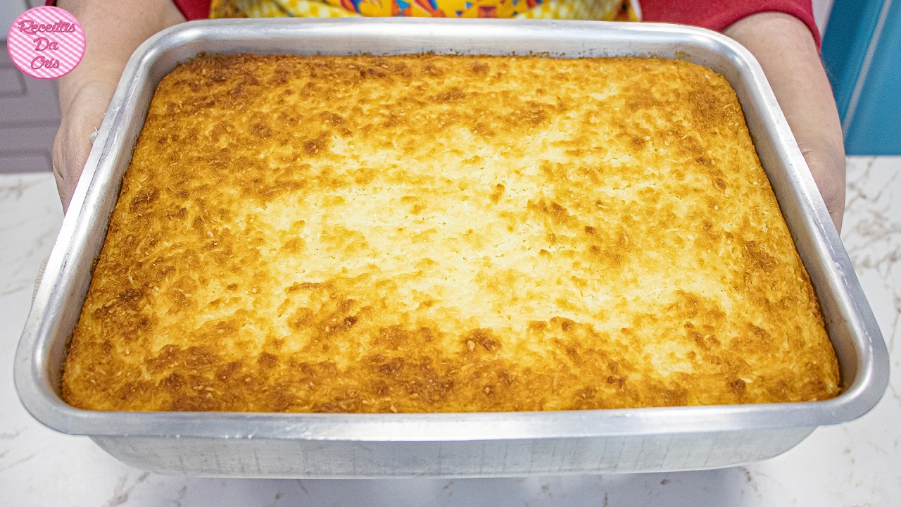 O MELHOR BOLO DE MANDIOCA AIPIM OU MACAXEIRA QUE VOCÊ VAI FAZER - SUPER CREMOSO, DELICIOSO E FÁCIL!